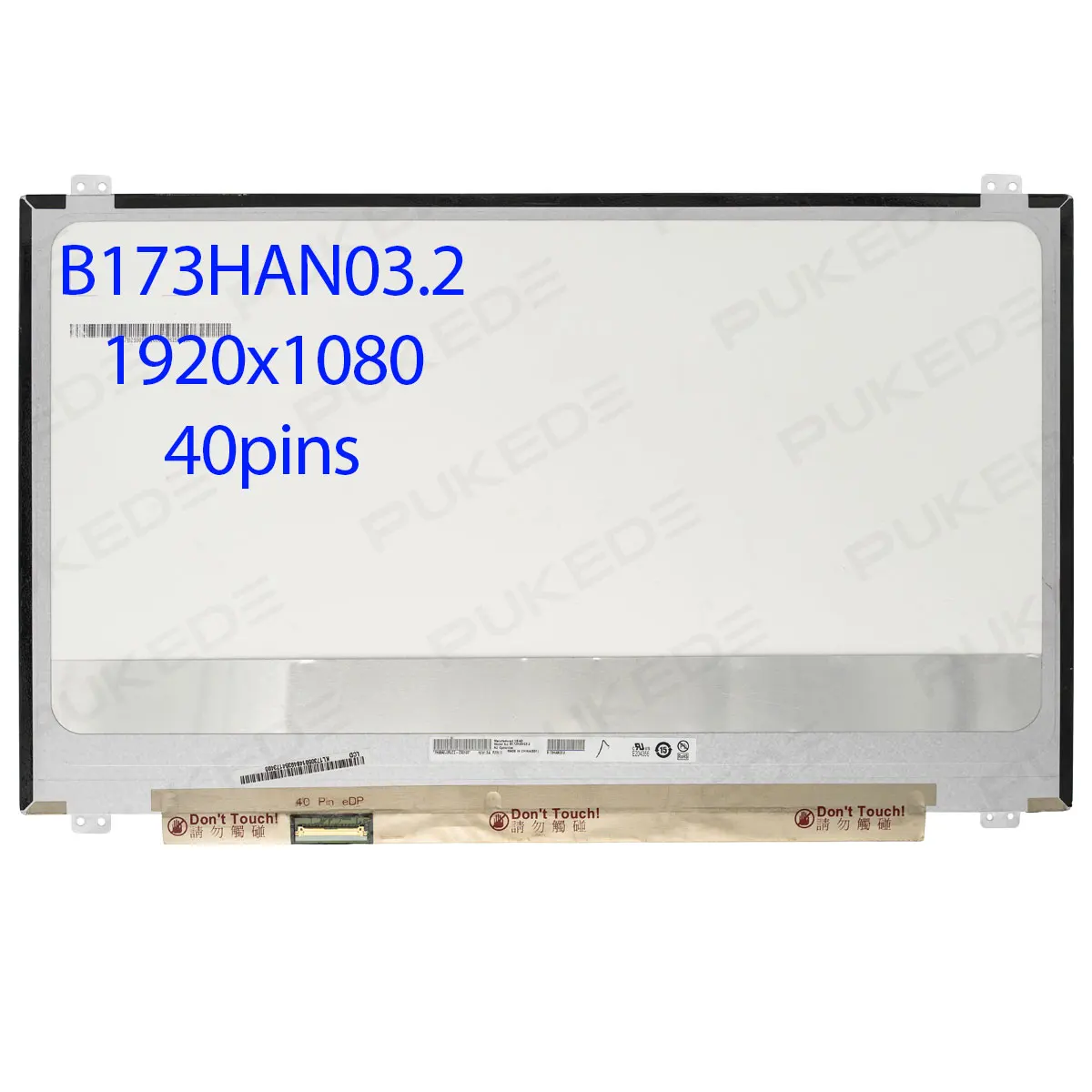

17.3 inch IPS Slim Laptop lcd screen Matrix B173HAN03.1 B173HAN03.2 B173HAN03.0 144HZ 1920X1080 edp 40 pins