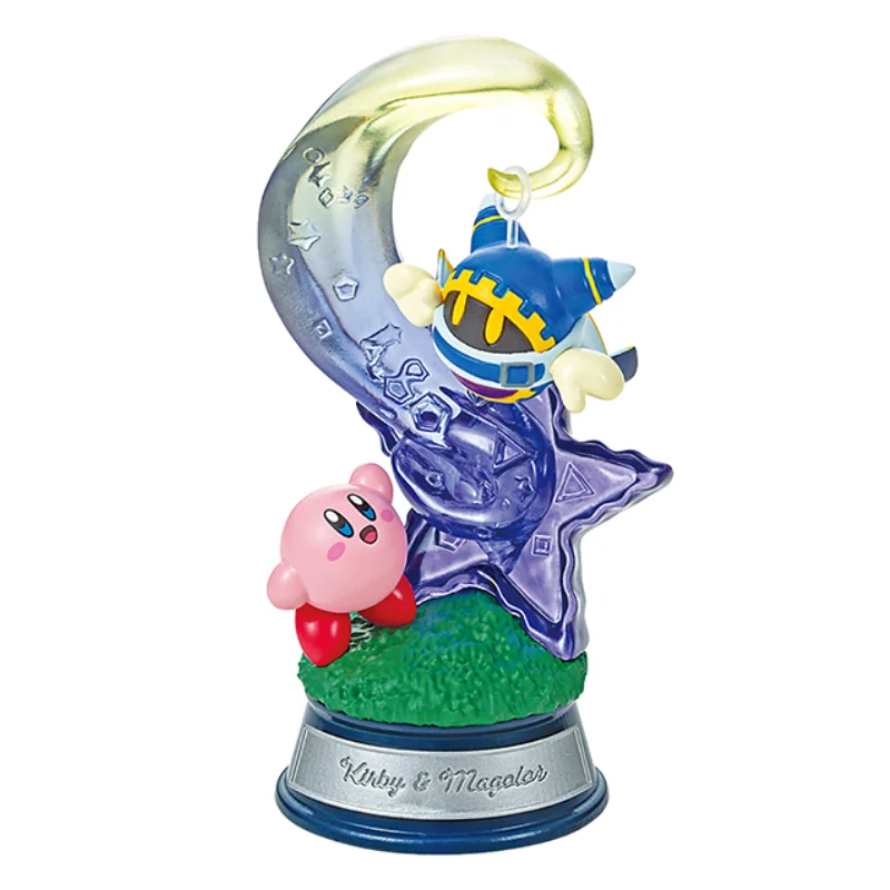 Rement Kirby Dream Land Series Swinging in Dreams Miniature Set 2 Space Figure Cute Kawaii Desktop Display Model For Collectors