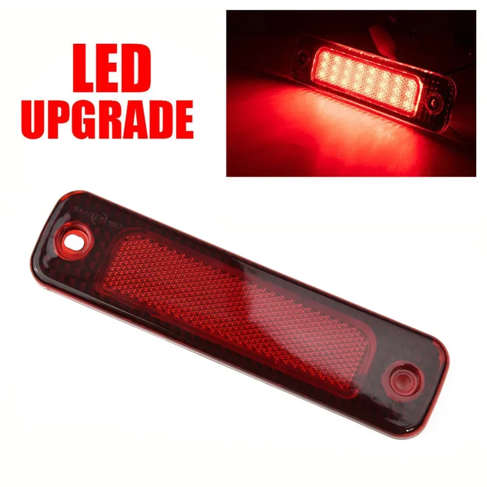 1pc Red Lens High-Level Third Brake Stop Light For Ford Transit MK7 06-14 1519539 5128002 1418383 Car Rear Brake Lights