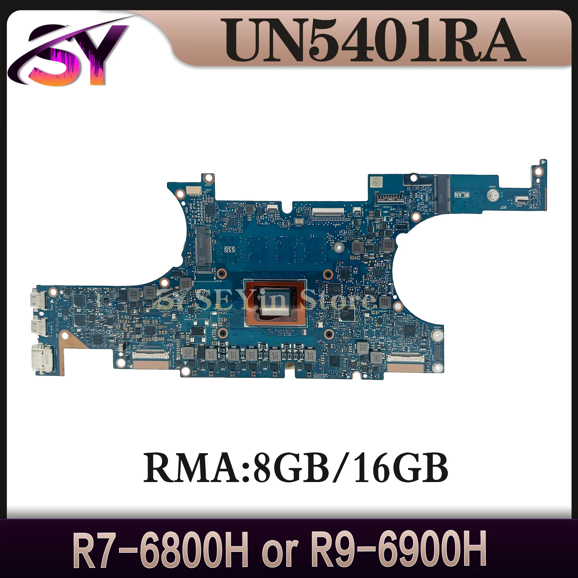 

UN5401 Mainboard For ASUS UN5401RA UM5401RA BM5401RA RM5401RA Laptop Motherboard R7-6800H R9-6900H RAM-8GB/16GB