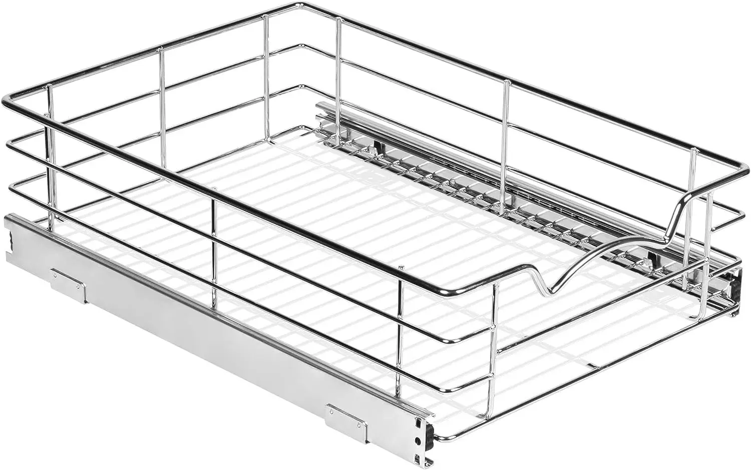 

Pull Out Cabinet Organizer, Slide Out Drawer for Kitchen & Pantry, Heavy-Duty Full-Extension, 14"W x 21"D x 5"H