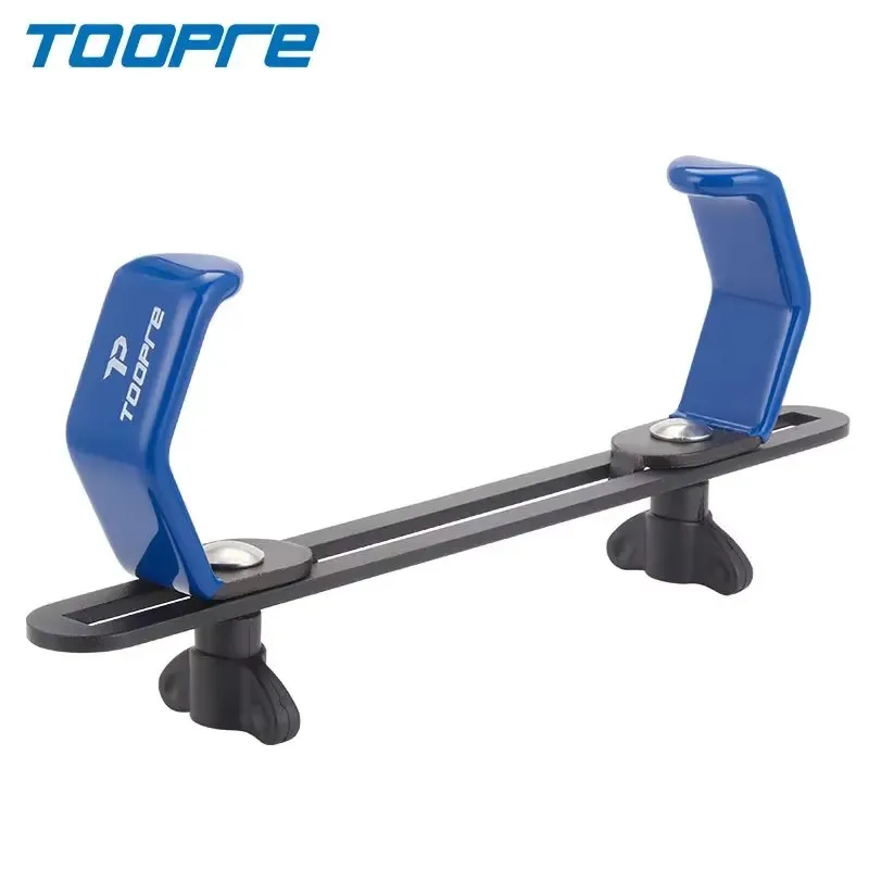 

TOOPRE Bicycle Front Wheel Stabilizer Holder, Fork Fix Stand for Mountain Road Bike, 6061 Aluminum Anti-Sway Tool