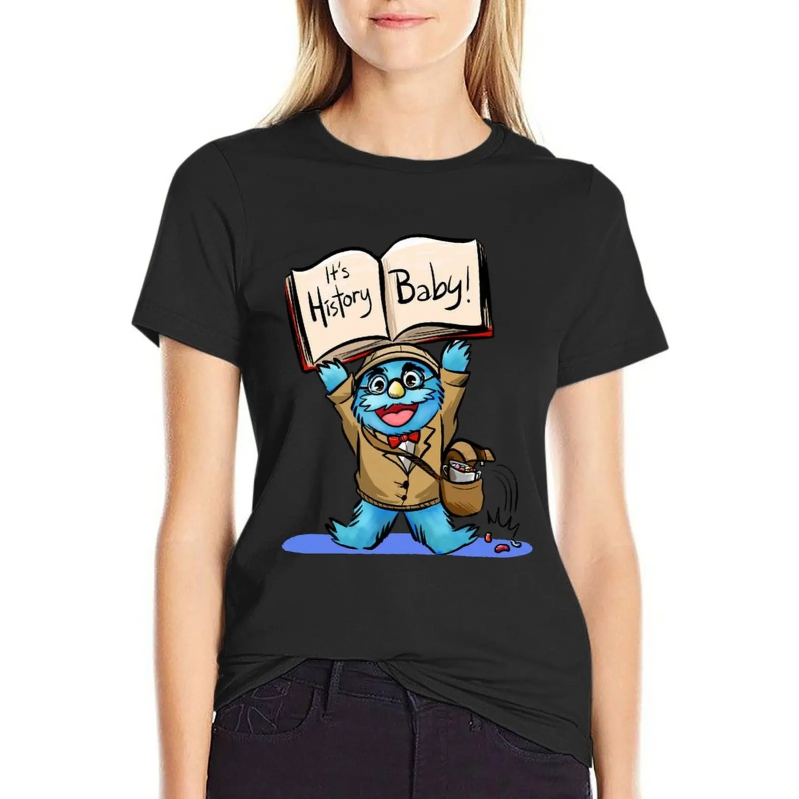 puppet history T-Shirt Aesthetic clothing tees fashion woman blouse 2024