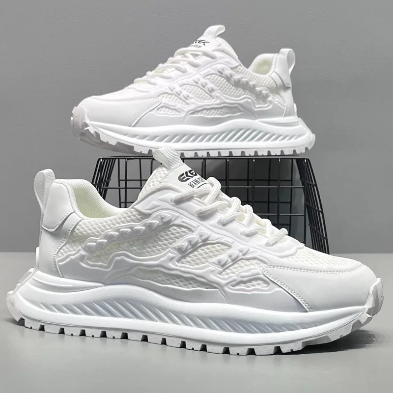 

Washable Practical Unisex Mesh Sport Shoes Cleanable Breathable Fabric Deform Resistant Outsole Daily Outdoor Workout Sneakers