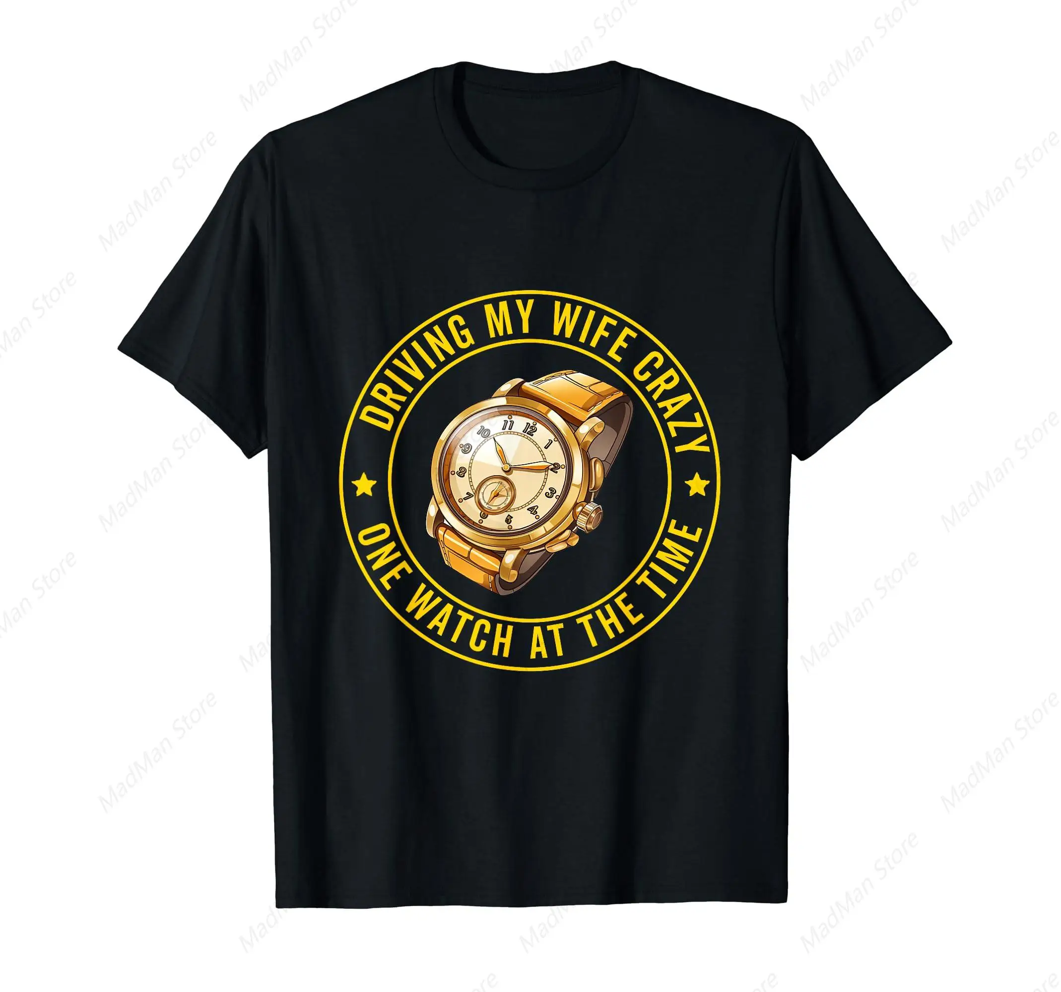 Collecting Watches Enthusiast T-Shirt for Men Women Cotton Top Tee