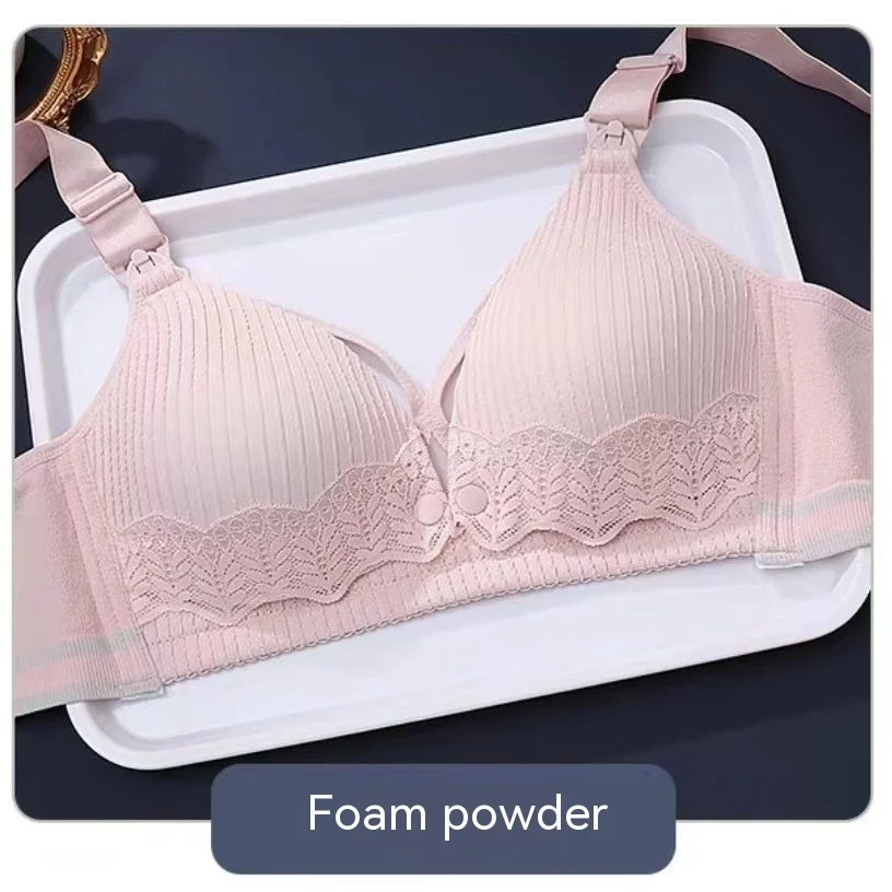 Large Size Thin Breastfeeding Brassiere Maternity Lactation Bras Maternity Breastfeeding Bras Front Closure Wireless Underwears