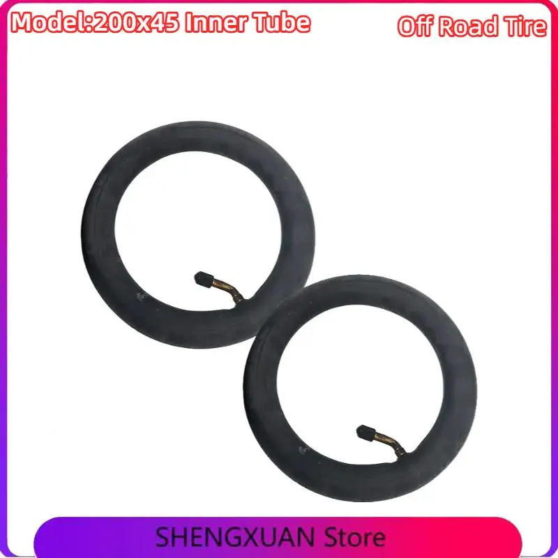 8 Inch 200x45 Curved mouth Inner Tube 2PCS  for Electric Scooter Off road tiresTyre