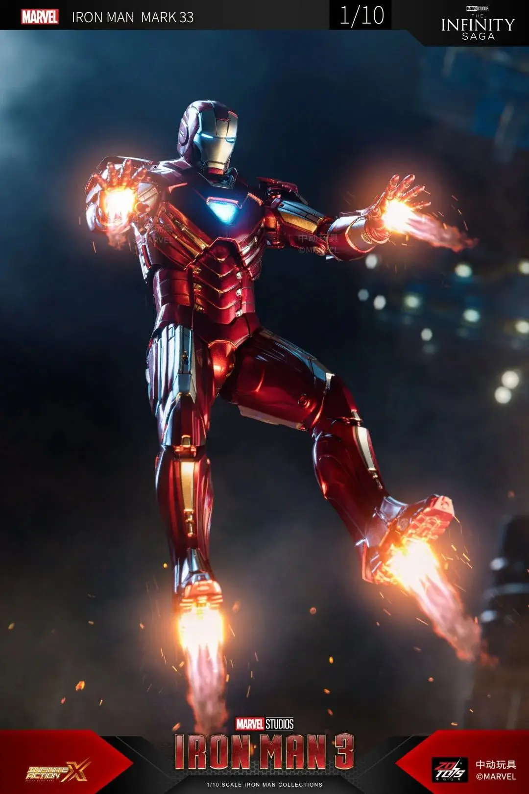 ZD Originele Iron Man MK31 MK32 Zuiger Romeo MK10 MK19 Tijger 1/10 Armor Marvel legends Avengers Action Figure Speelgoed Model Gift