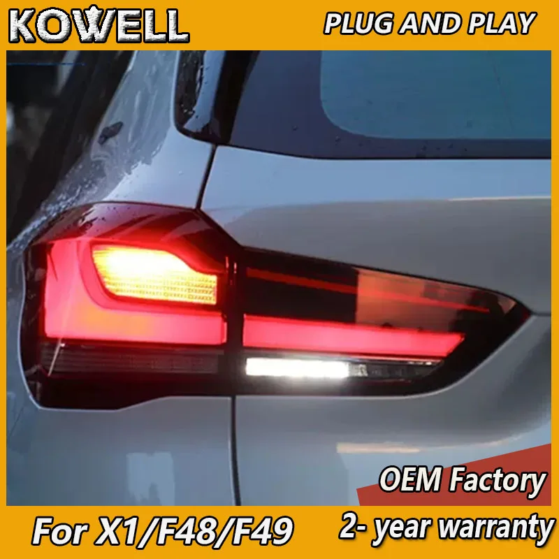 Car Styling for BMW X1 F48 Taillights 2016-2020 X1 Tail Light F48 F49 20d Rear DRL Turn Signal Fog Brake Reversing