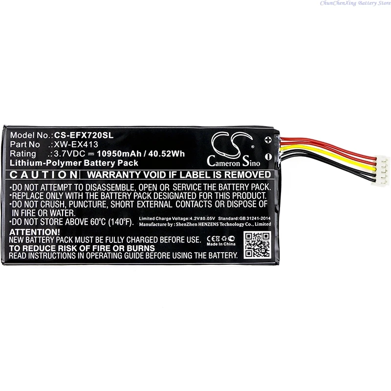 

Аккумулятор 3,7 В 10950 мАч XW-EX413 XW-E413 XW-E418 для EXFO MAX-715B,MAX-720B,MAX-730B,MAX-710B,MAX-730C,MAX-735C,MAX-730M,MAX-5205