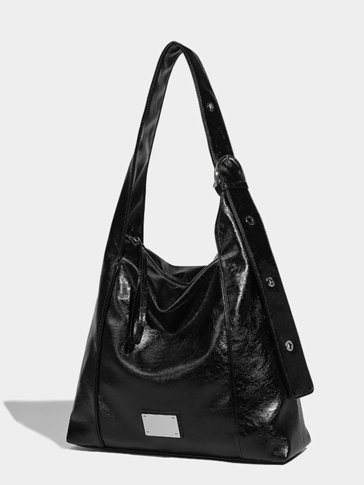 

Faionable Retro Women's Handbag Large Capaci Tote Bag Single oulder Bag Urban Simple Sle Daily Match PU Leather Bag