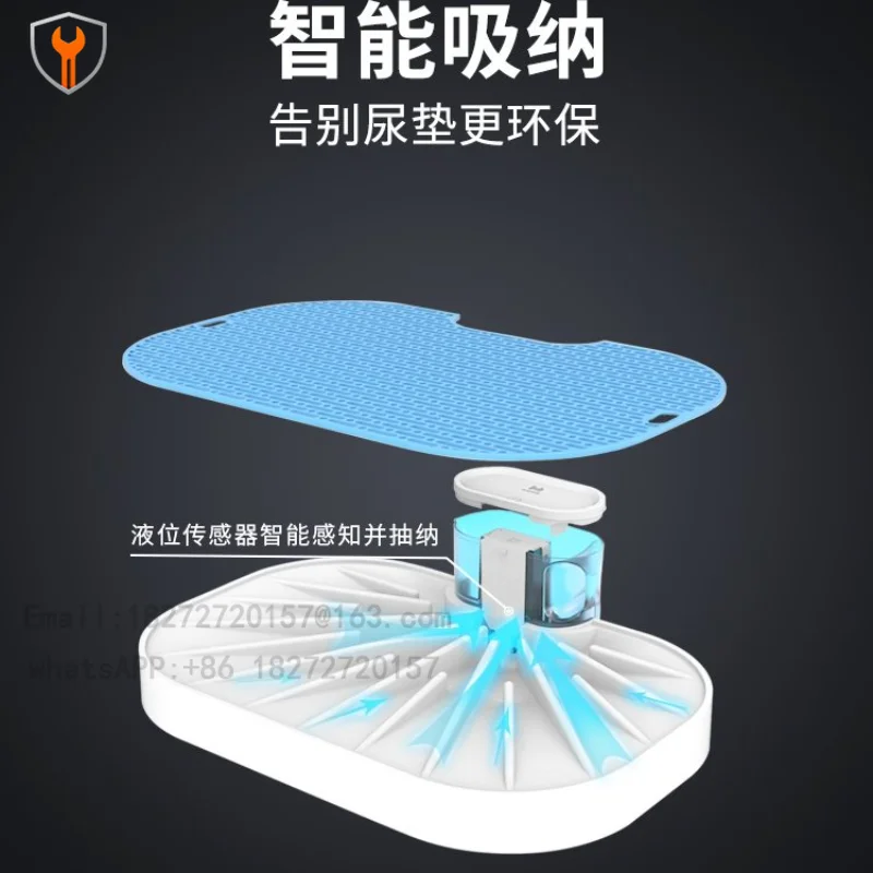 Automatic dog toilet Mesh dog urine pad Indoor pet potty Open removable non-slip pad Design dog toilet
