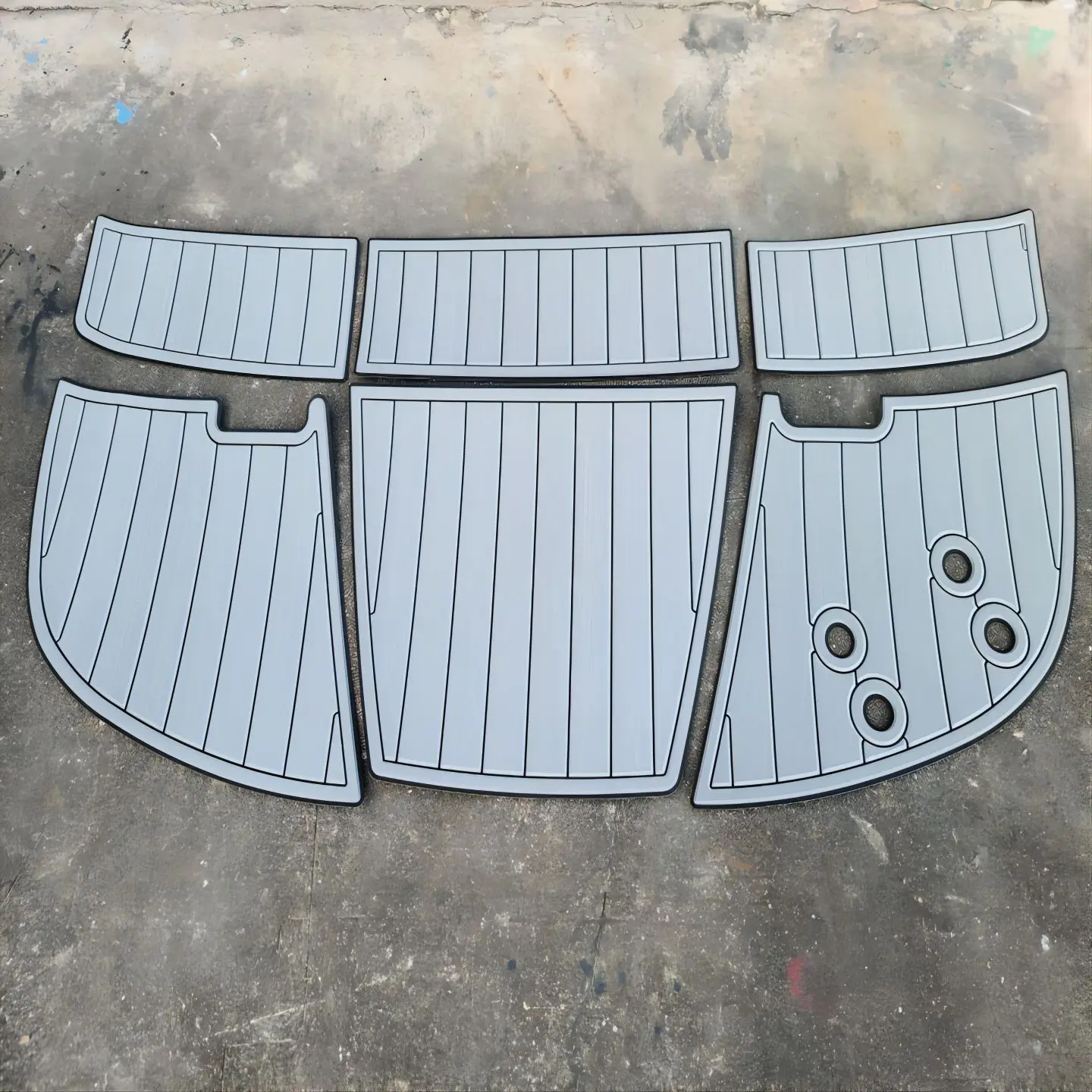 

2014 Bayliner 185 Bowrider Swim Platform Boat EVA Foam Teak Deck Floor Pad Mat SeaDek MarineMat Style Самоклеящийся V061 8PK1