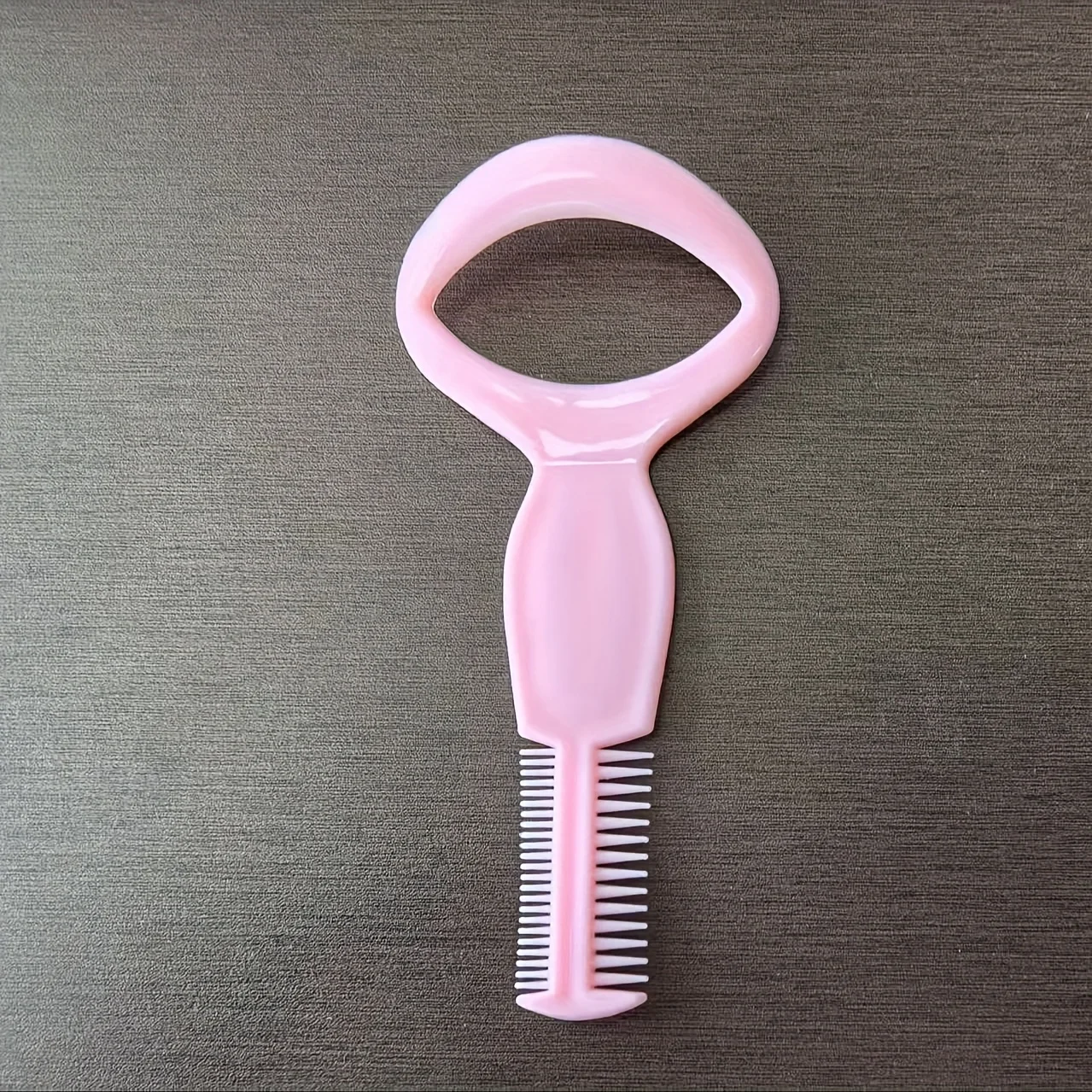 3 ชิ้น ชุดลายฉลุอายไลเนอร์สีชมพูและที่ป้องกันมาสคาร่าพร้อมหวี - อุปกรณ์แต่งตาแบบไม่เลอะง่ายสำหรับการต่อขนตาให้สมบูรณ์แบบ