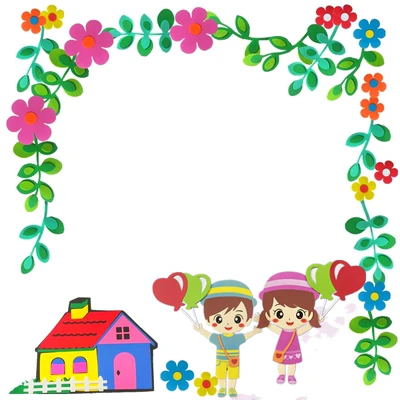 EVA Foam Craft 3D Wall Decoration classroom blackboard notice board Kindergarten Layout Home School wall stickers infant room