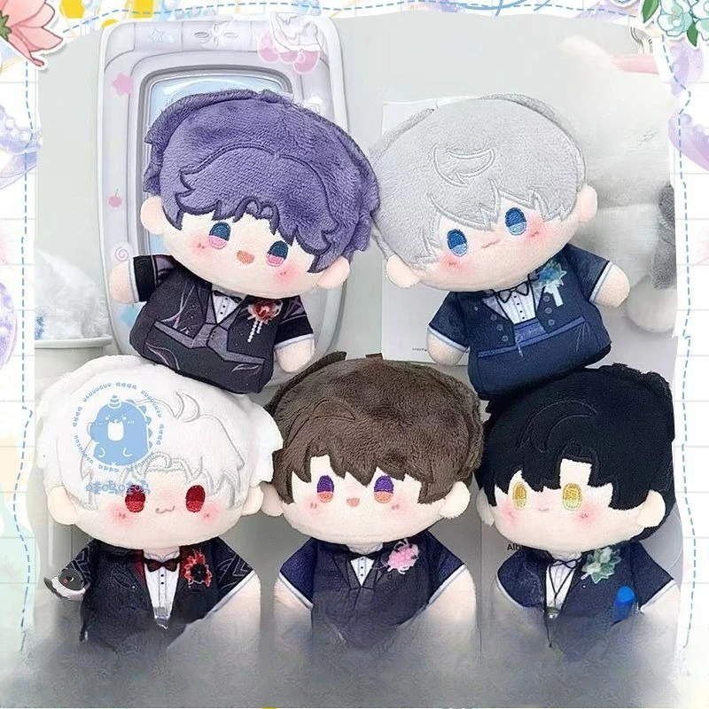 

Куклы-перчатки для косплея по аниме-игре Love and Deepspace Sylus в свадебных нарядах, милые мягкие хлопковые куклы, мультяшные мини-фигурки, подарки