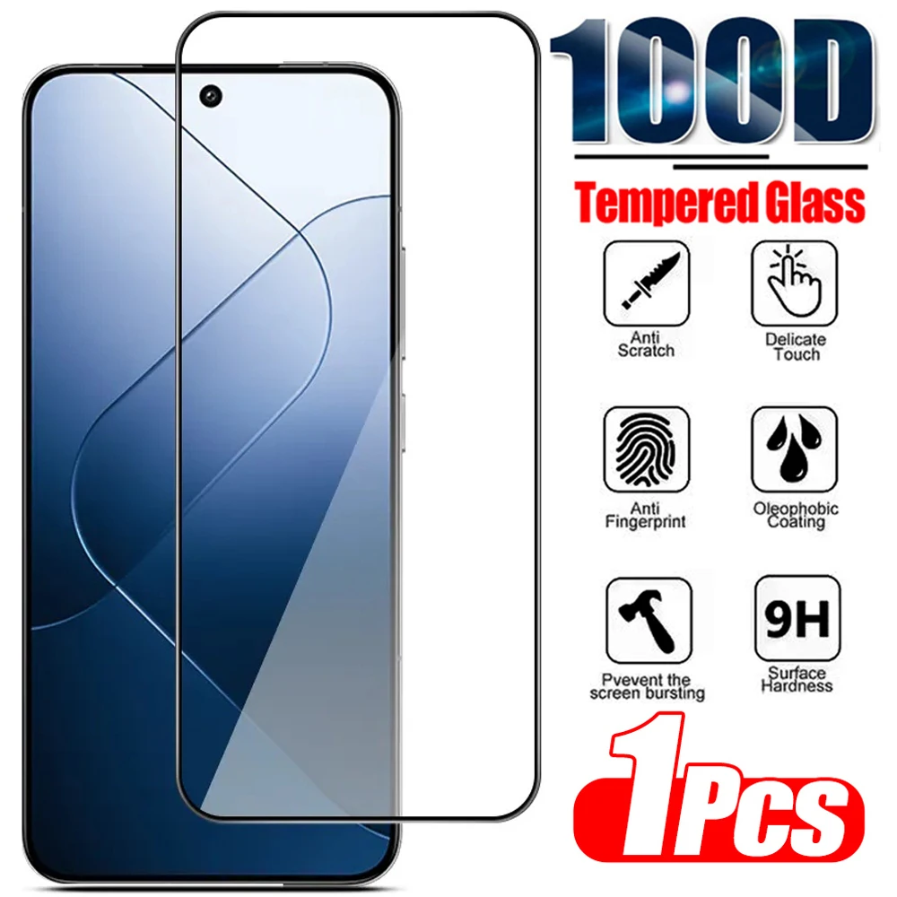 1Pcs HD Screen Protector For Xiaomi 14 13 12T 11T Pro Tempered Glass For Xiaomi 14T 13T 12 Lite Glass Protective Film