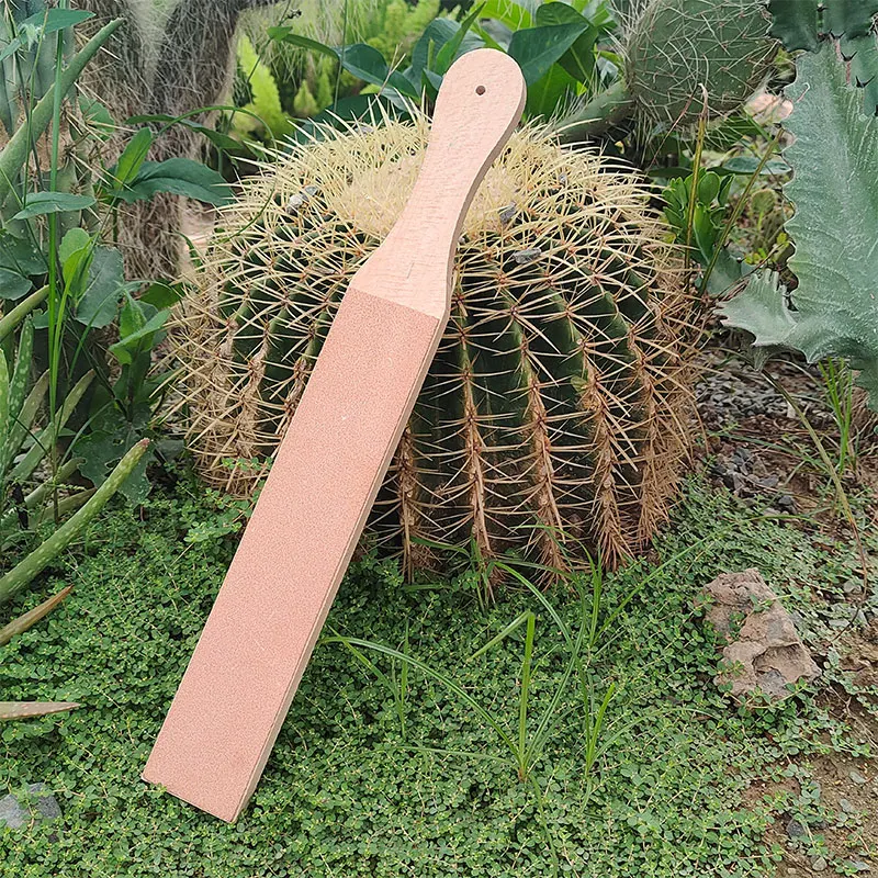 Natural Cowhide Sharpen Compound Sharpening Wax Grinding Polishing Paste Honing Strop with Base Leather Machine Knife Sharpener view 6