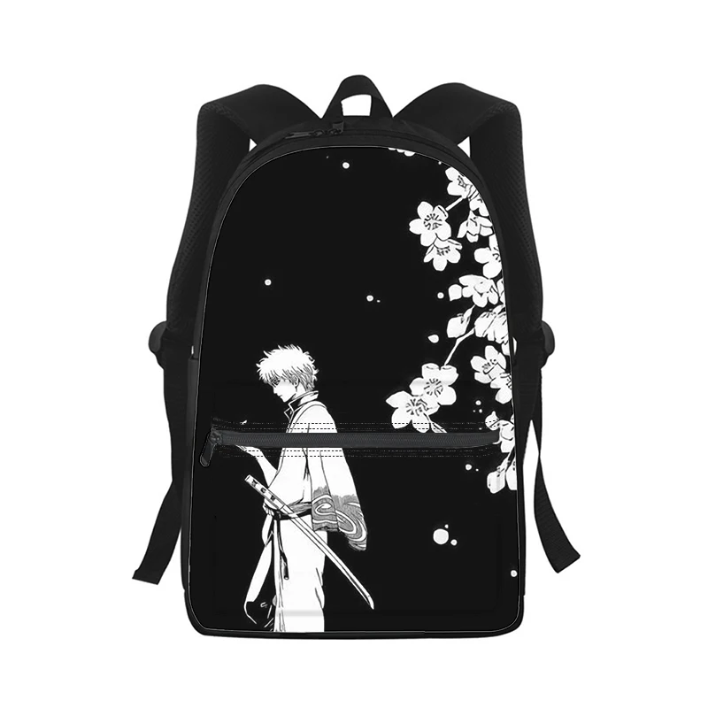 

GINTAMA japan anime funny Men Women Backpack 3D Print Fashion Student School Bag Laptop Backpack Kids Travel Shoulder Bag