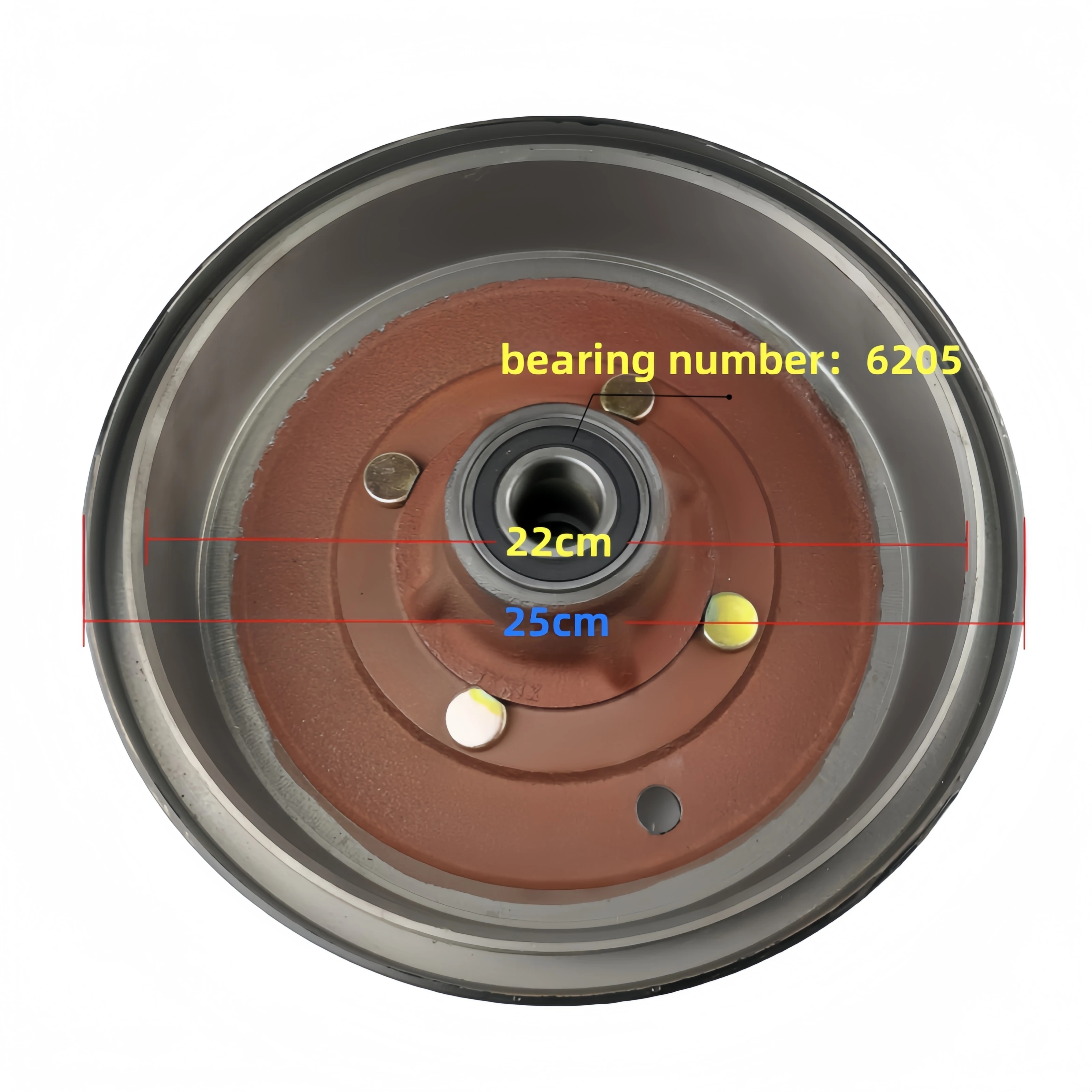 Applicable to 22 cm diameter brake hub bearing No. 6204,6205 marshell Eagle LVTONG electric bus