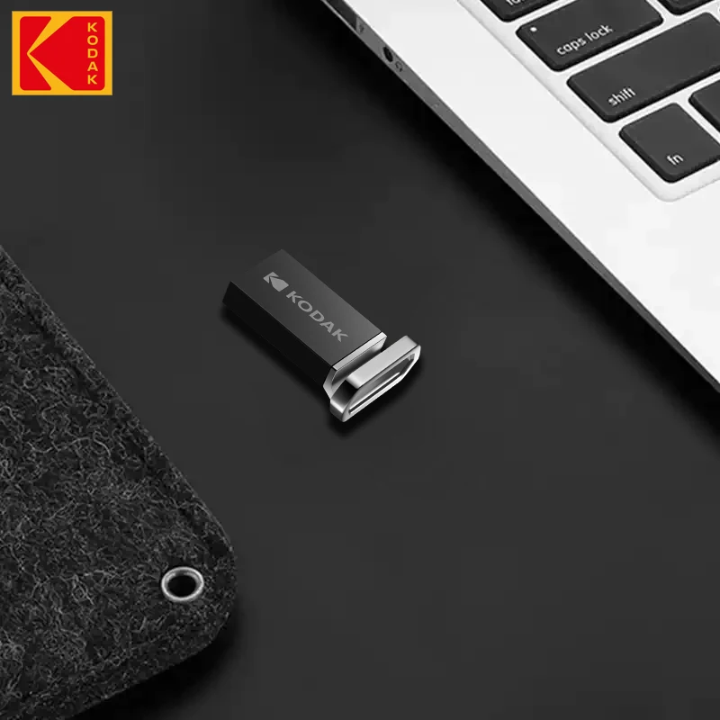 オリジナルコダック USB3.2 フラッシュドライブ 32 ギガバイト 64 ギガバイト 128 ギガバイト高速 140 メガバイト/秒ミニキーペンドライブ金属ペンドライブ車のラップトップデスクトップ