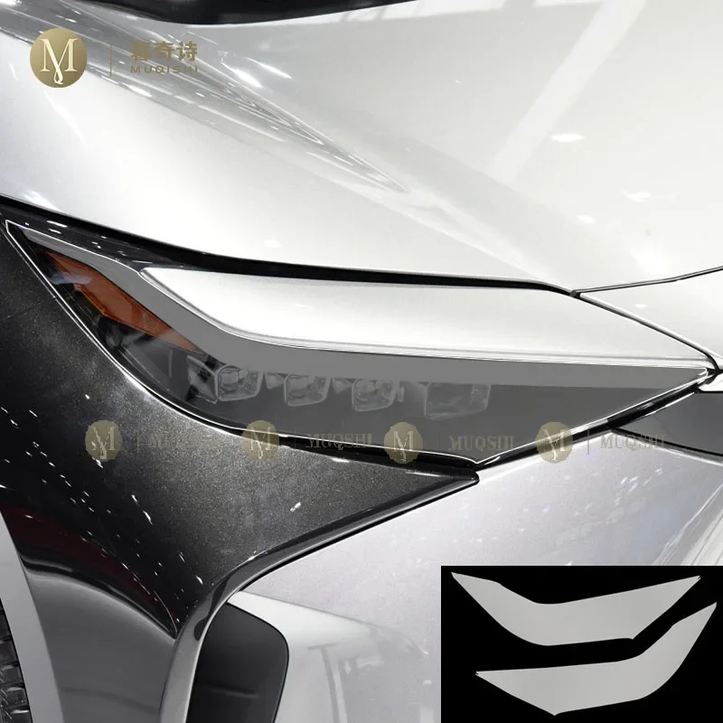 For Toyota BZ4X 2022-2023 Car Exterior PPF transparent Paint protective film TPU Anti scratch Headlamps protective film refit