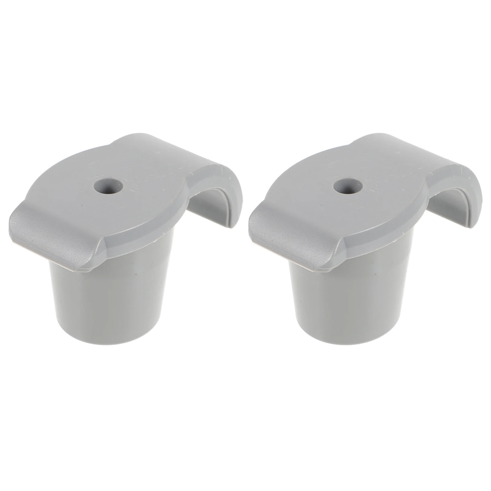 

2 Pcs Foot Cover Mat Walker Accessory Anti-skid Skis Senior Accessories Plastic Wheelchair Cushion Slides Practical Elder