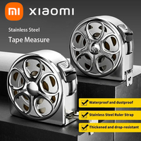 Xiaomi 3/5M Stainless Steel Metric Tape Measure Anti-corrosion Retractable Metric Ruler Hollow Design Woodworking Measuring Tool