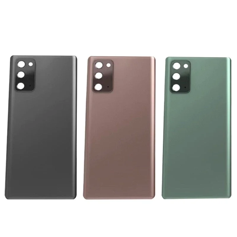 Battery Back Cover for Samsung Note 20 N980 N981 Rear Door Housing Case Replacement Parts with Camera Lens