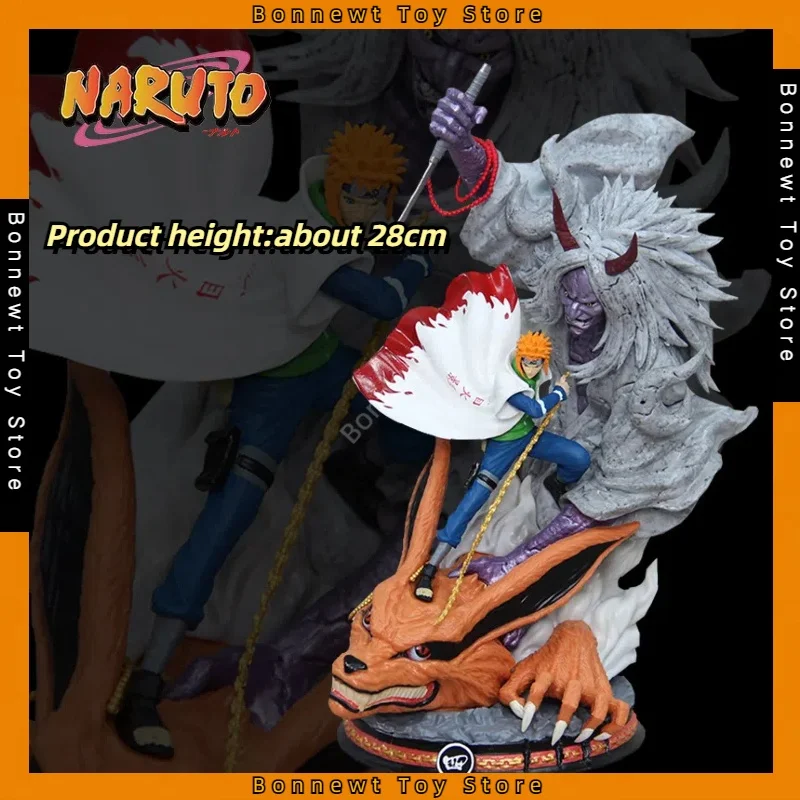 

28CM Naruto CS Minato GK fourth generation Namikaze Minato zombies sealed hand model doll ornaments