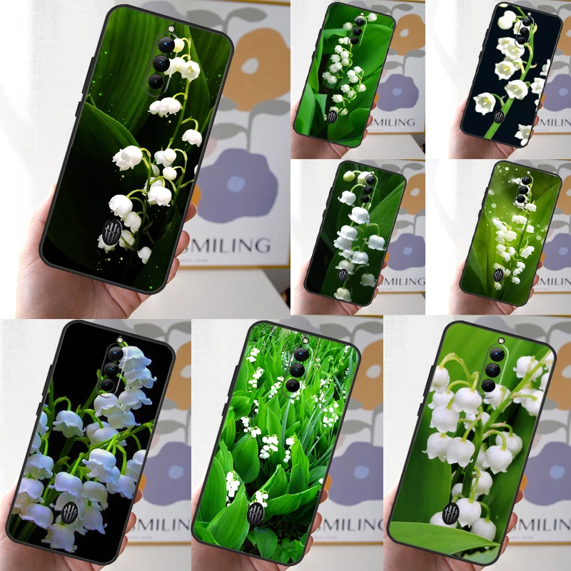 Lily of the Valley Flower Case For ZTE Nubia Red Magic 9 Pro Plus RedMagic 8 7 6 Pro 6S 7S 8S Pro 5G 5S 6R Back Cover