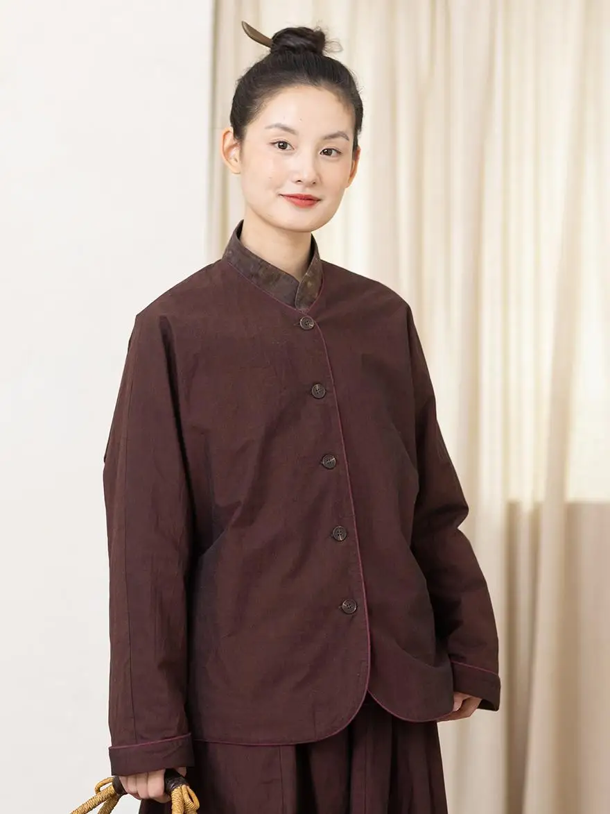 

Женский свободный жилет из хлопка с двойным слоем, V-образным вырезом и пуговицами, весенне-летняя модная верхняя одежда