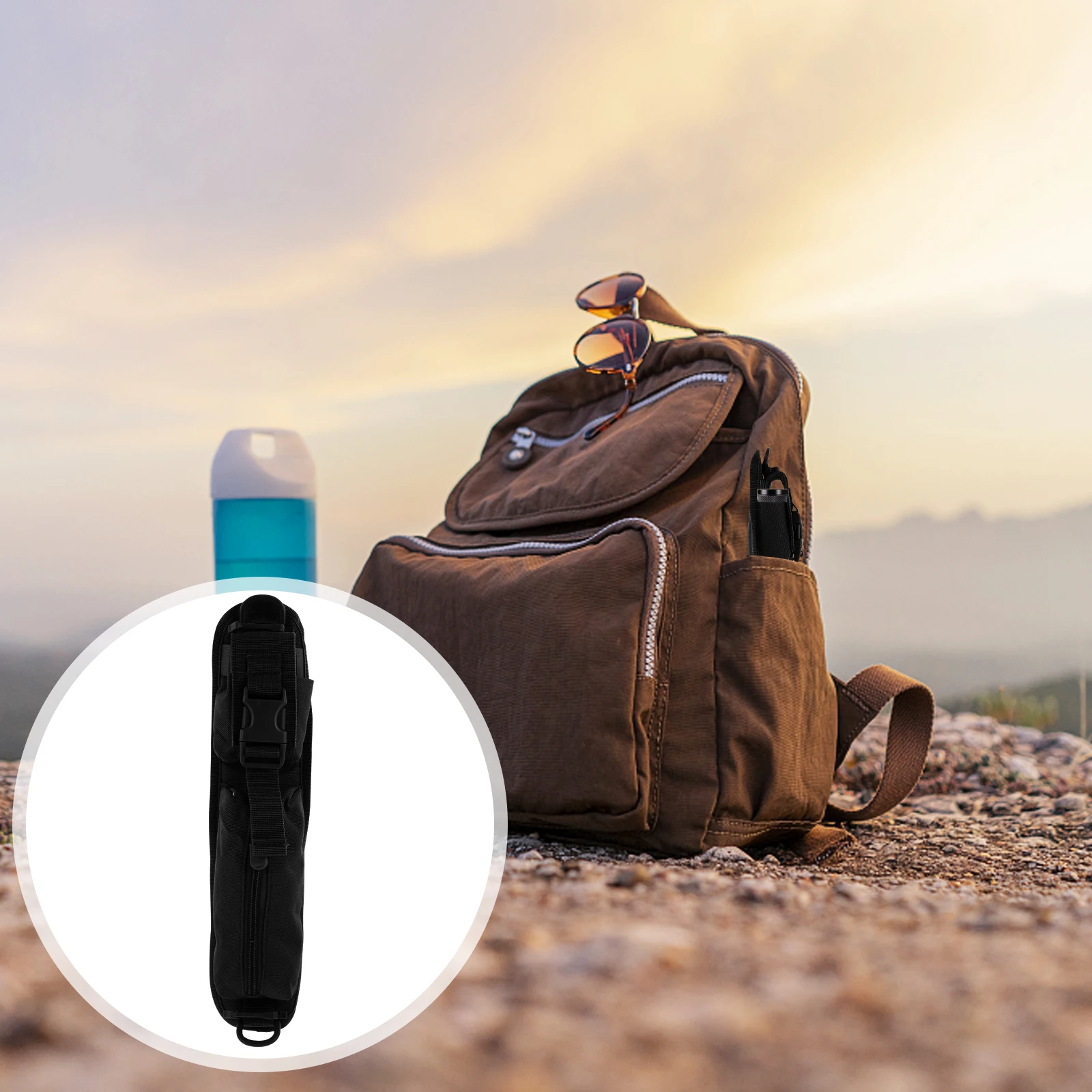 

1pc Flashlight Pouch Oxford Cloth Waterproof Case for Electronic Torch Storage Outdoor Activities