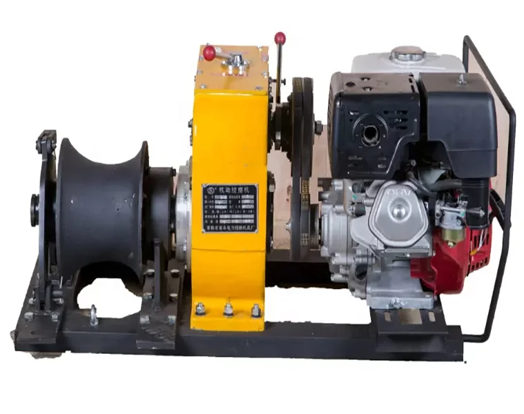 8 Ton Cable Winch Puller  for power construction Cable Pulling
