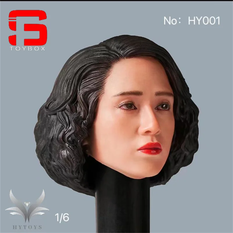 Hongyi HY001 1/6 Scale Anita Mui Head Sculpt Carving Model Fit 12-inch Female Soldier PH TBL Action Figure Body Dolls