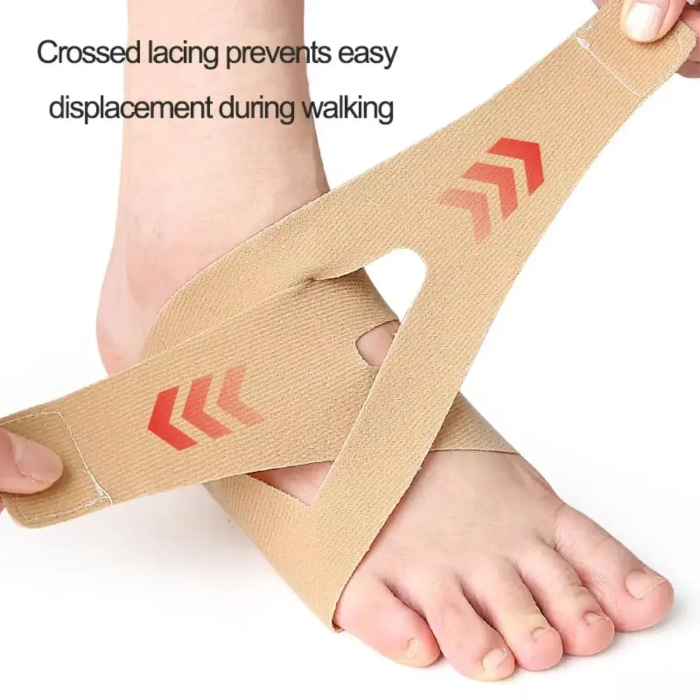 Cross Adjustable Straps Arch Support Foot Wrap Arch Support Feature Foot Relief Function Foot Correction Wrap