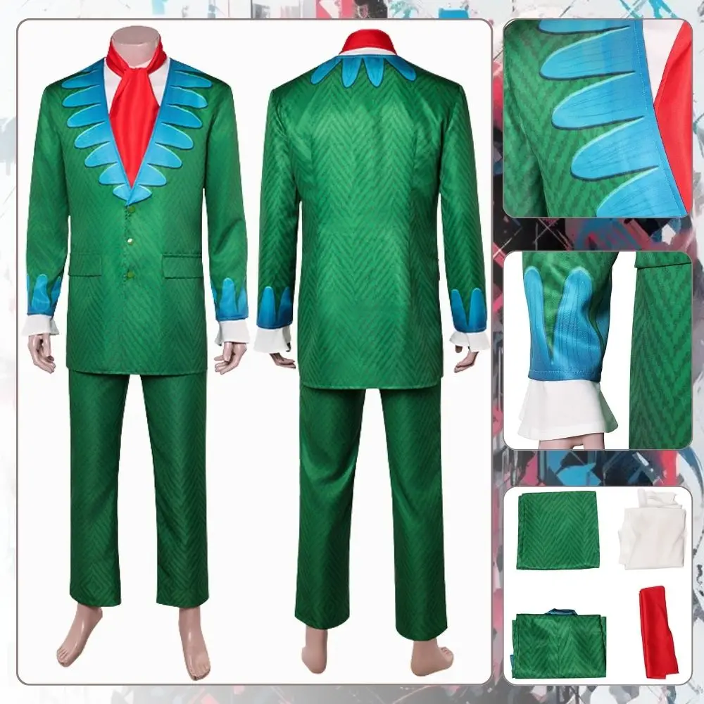 

Костюм для косплея Mr 9 Fantasia, аниме-костюм для взрослых мужчин, зеленая униформа, пиратская одежда для ролевых игр, карнавальный костюм на Хэллоуин, маскарадная одежда