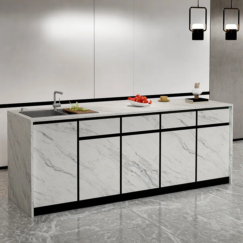 Storage Marble Bar Tables White Luxury Reception Square Bar Minimalist Dining Tables Design Muebles De Cocina Home Furniture