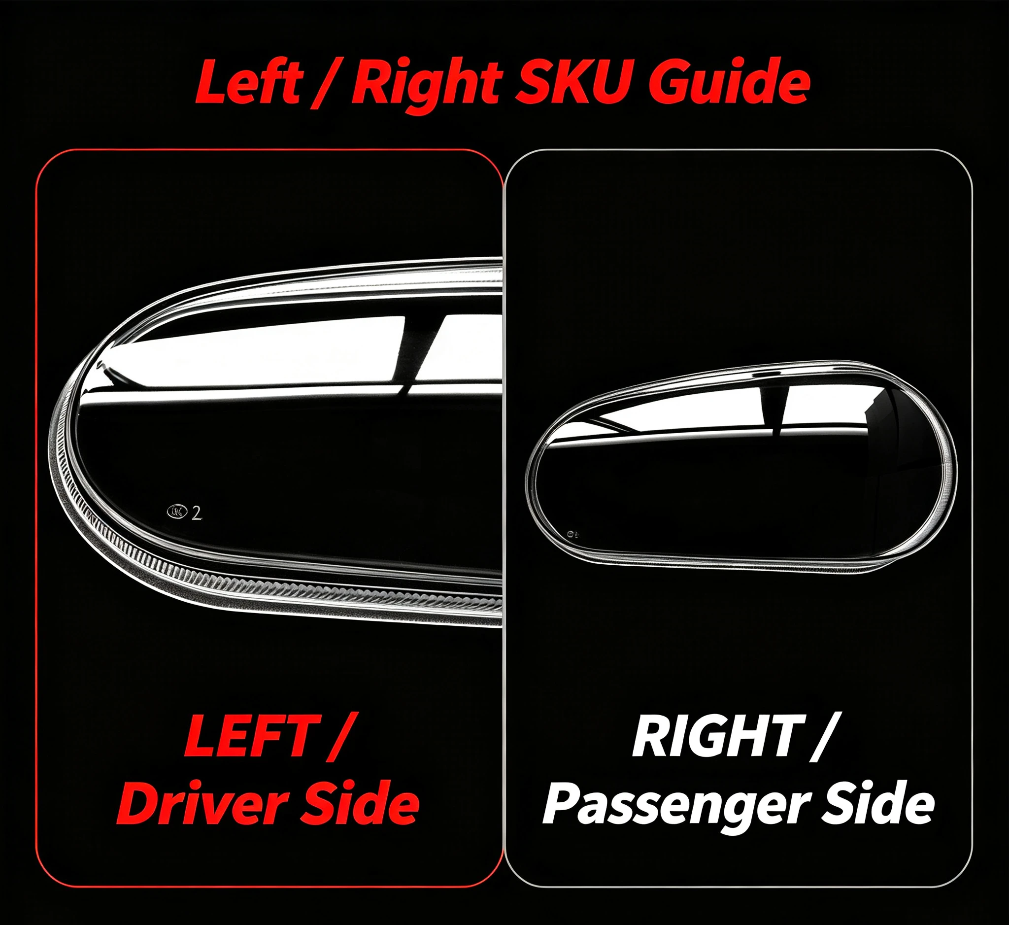 Moggic Headlight Lens Cover Compatible With Golf 4 Mk4 Hatchback Sedan Estate Variant Years 1997 To 2003 Left And view 6