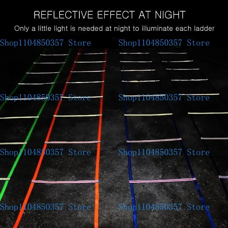 5asd Agility Ladder Speed Training Set Exercise Ladders for Soccer Football Footwork Sports Training Ladder with Carrying Bag