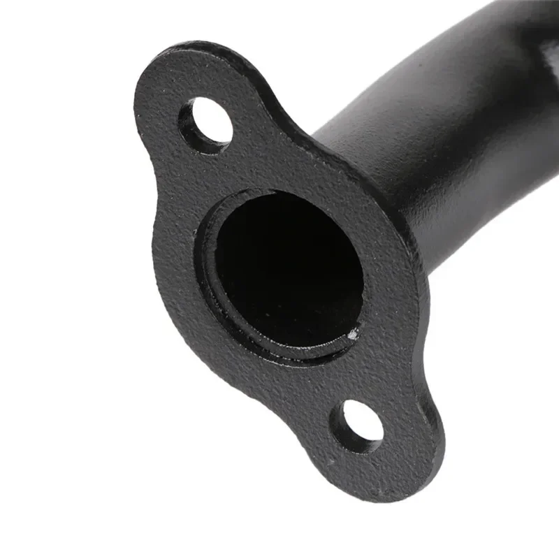 Fatty Belly Pipe Exhaust Muffler Black for 50cc  60cc 66cc 80cc 2-Stroke Engine Motor Motorized Bike Gas Engine Motor Parts