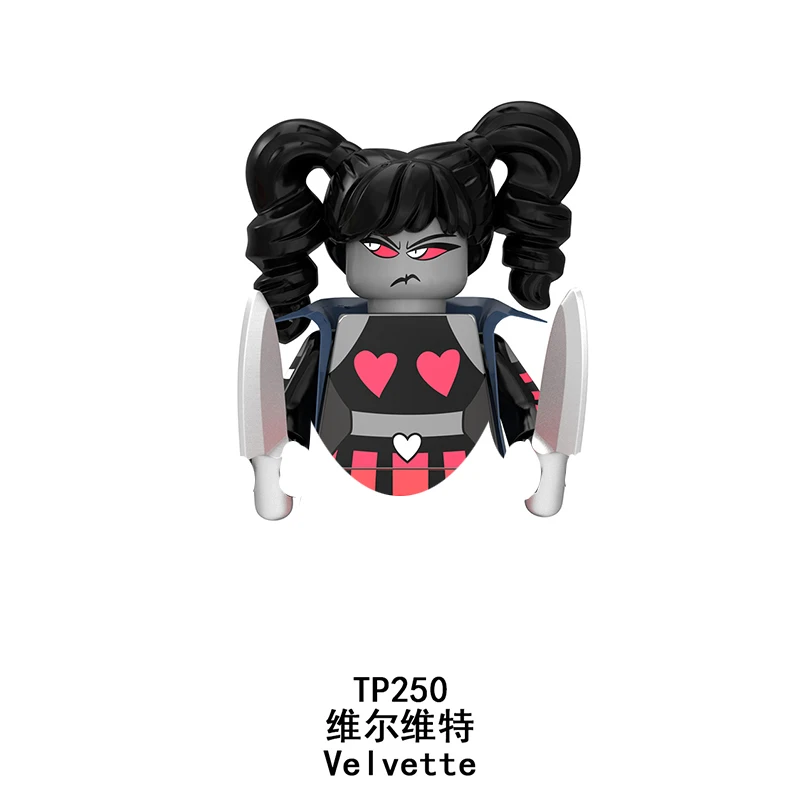 Hazbin Hotel Mattoni per giocattoli Ritorno al futuro Gesù Poster Regali Mini Action Figures Blocchi di costruzione per bambini per regali per feste