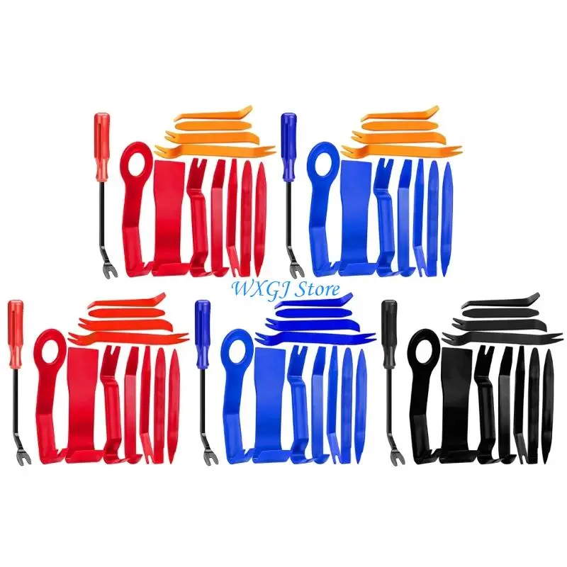 

37JE Pack of 12 Car Stereo Removal Tools Auto Trim Pry None Marring Interior Panel