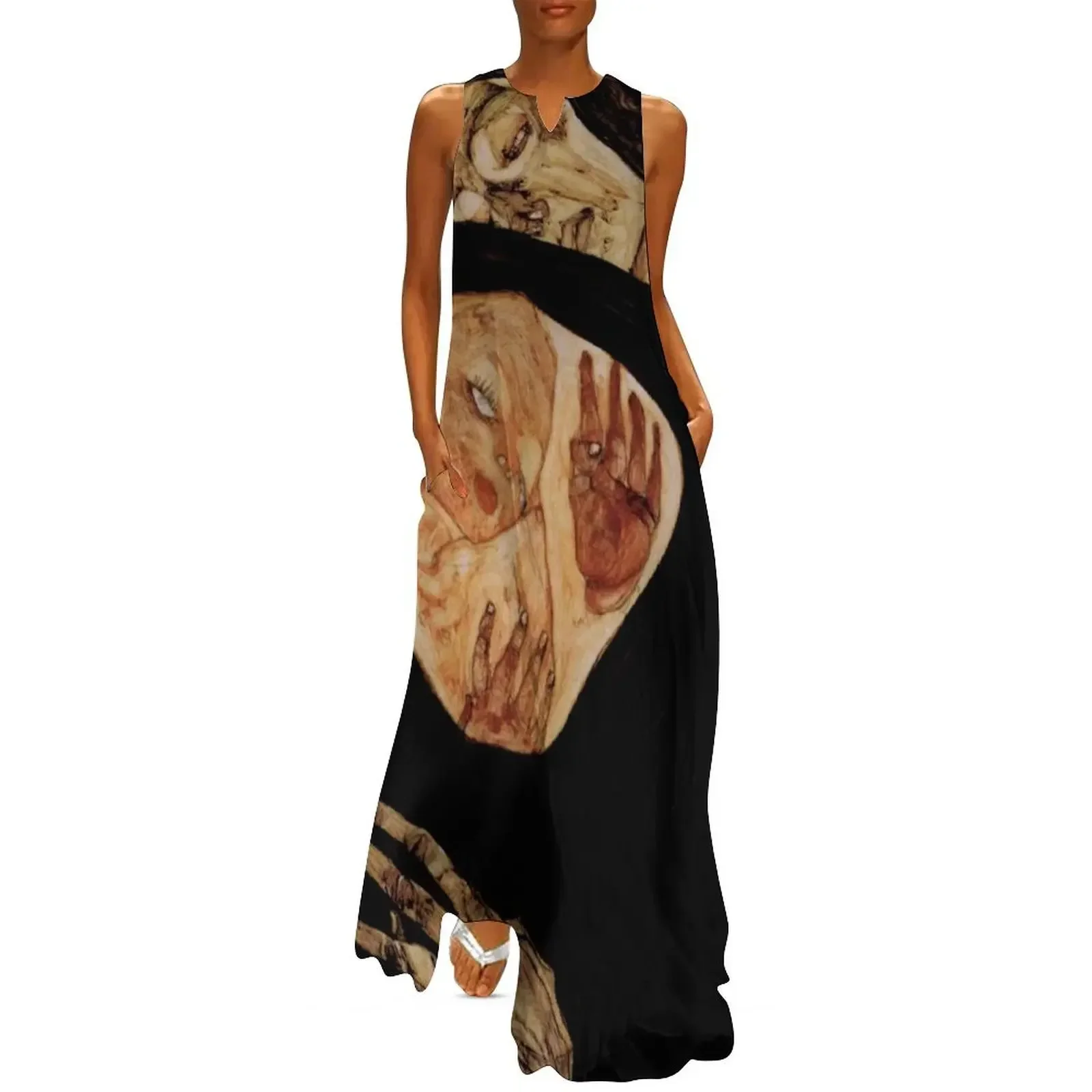 

Egon Schiele Tote Mutter- Dead Mother Love-pain Expressionism Long Dress prom dress 2025 Dress