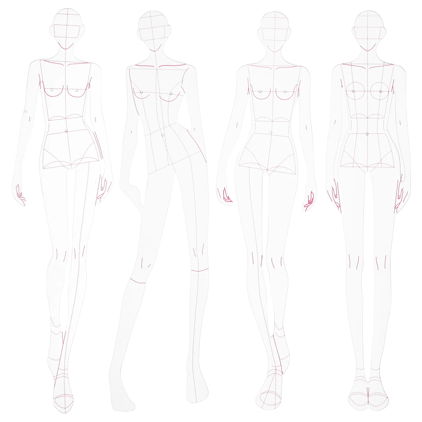 1 مجموعة قياس منحنى حاكم دائم خفيفة الوزن الإناث الإنسان تصميم خياط أداة للحرف اليدوية الملابس الخياطة الرسم خليط