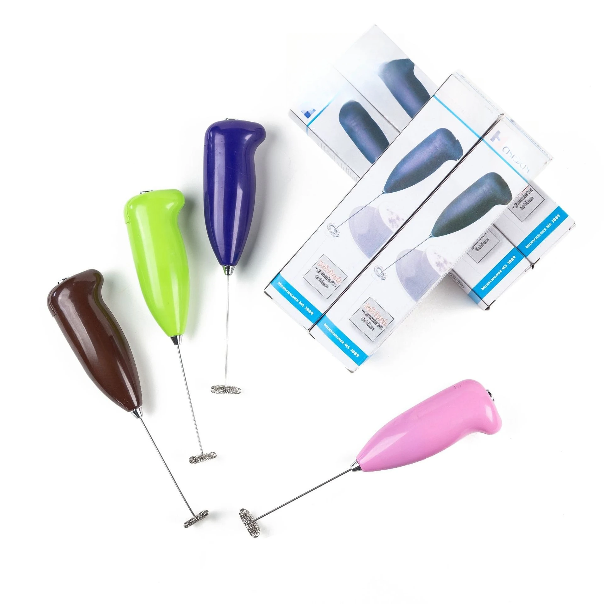 Ручной электрический венчик из нержавеющей стали 2024, молочная пена, сертифицированная FAD, мешалка для кофе, чая с молоком