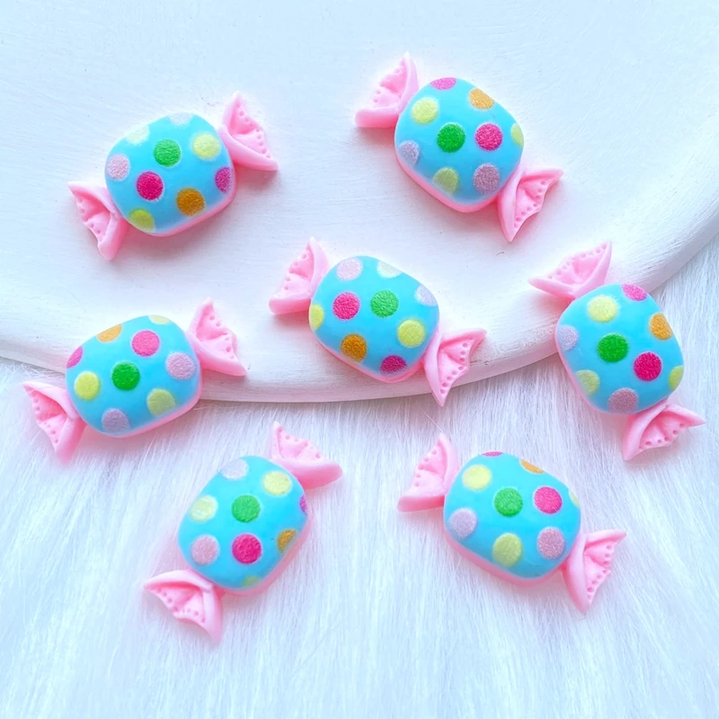 20Pcs New Resin Mini Candy / Lollipop Series Flat back Cabochons Scrapbooking DIY Jewelry Craft Decoration Accessories