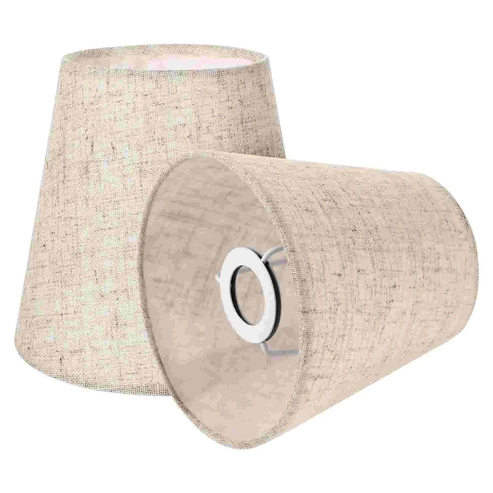 2 Pcs Lamp Shade Cloth Shades Replacement Chandelier Lampshade Decorative Light Bamboo blinds outdoor Lampara de tulipanes