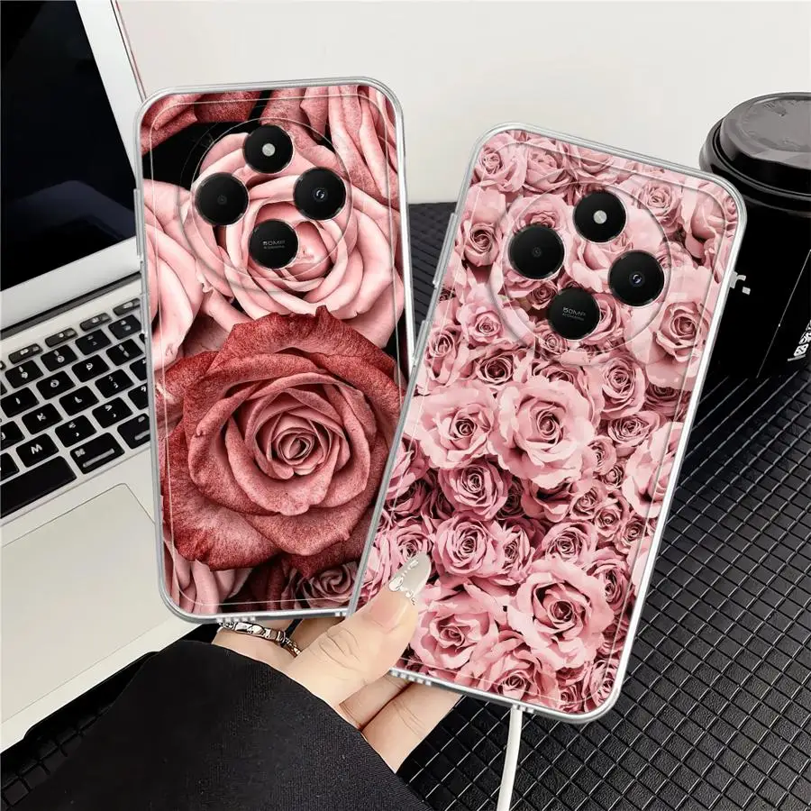 حافظة هاتف Love Rose Gold Style لهاتف Xiaomi Mi 11T Pro 11 Lite غطاء هاتف ناعم