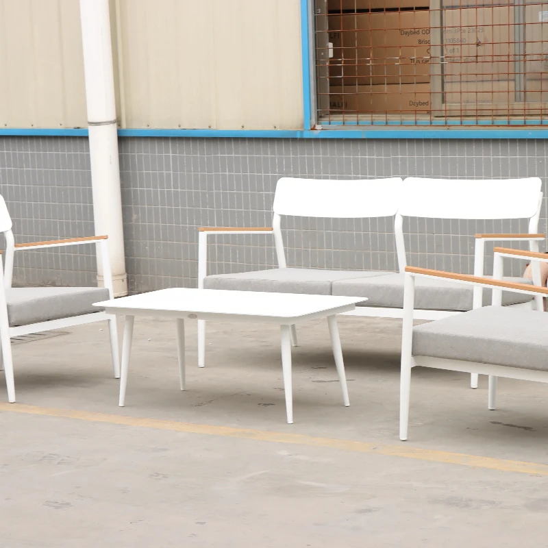 

l muebles de patio sofa conversation porch set aluminum sofa leisure outdoor furniture